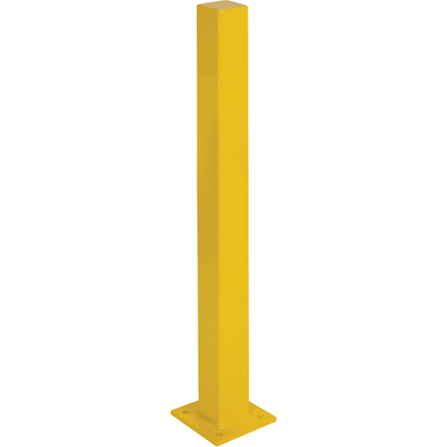 Heavy-Duty Bollards, Steel, 48" H x 4" W, Yellow Planification Entrepots Molloy