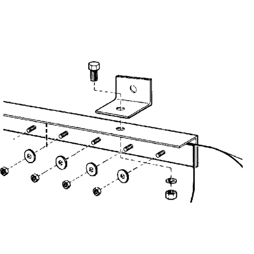 Strip Curtain Doors - Fixed Mounting System Planification Entrepots Molloy
