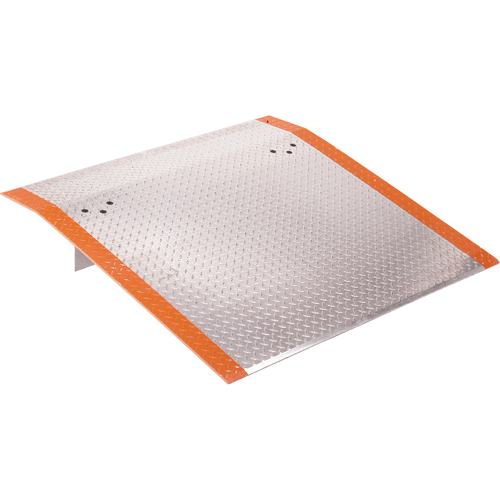 Aluminum Dockplates, 2200 lbs. Load Capacity, 48" L x 48" W x 9" H Planification Entrepots Molloy