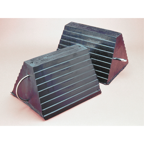 Cale de roue, 9" x 8" x 6", Noir Planification Entrepots Molloy