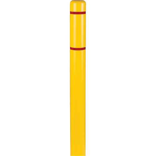 Capuchons en polyethylene pour borne de protection, 4-1/2" dia. x 64" l, Jaune Planification Entrepots Molloy
