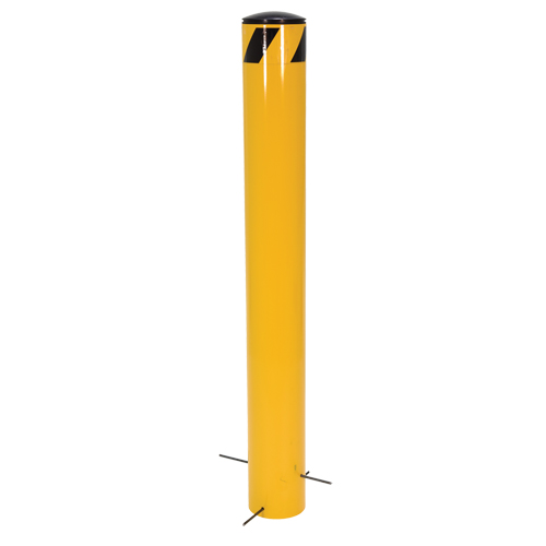 Bornes &agrave; couler, Acier, 36-1/2" h x 5-9/16" la, Jaune Planification Entrepots Molloy