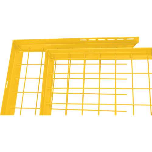 Wire Mesh Partition Components - Adjustable Filler Panels Planification Entrepots Molloy
