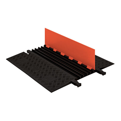 Protecteur de c&acirc;ble ADA/DDA &agrave; profil bas Guard Dog, 5 canaux, 36" lo x 33,3" la x 1,25" h Planification Entrepots Molloy