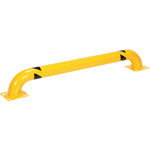 Low Profile Rack Guard, 5.3' W x 0.74' H, Yellow Planification Entrepots Molloy