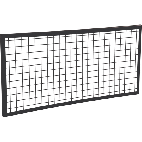Wire Mesh Partition Panel, 2' H x 4' W Planification Entrepots Molloy