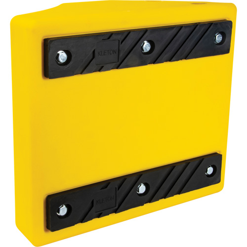 Heavy-Duty Wheel Chocks, Urethane, Yellow, 15-1/2" W x 17-7/10" D x 10" H Planification Entrepots Molloy