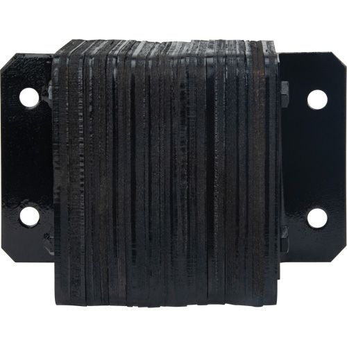 Laminated Dock Bumpers, Horizontal, Rubber, 12" W x 4" D x 10" H Planification Entrepots Molloy