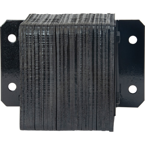Laminated Dock Bumpers, Horizontal, Rubber, 12" W x 6" D x 10" H Planification Entrepots Molloy