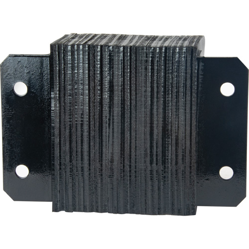 Laminated Dock Bumpers, Horizontal, Rubber, 12" W x 6" D x 10" H Planification Entrepots Molloy