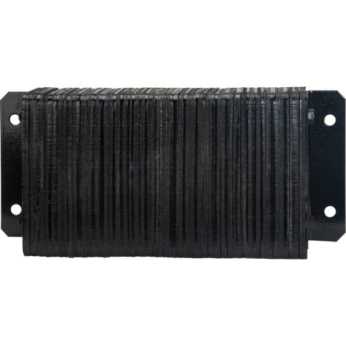 Laminated Dock Bumpers, Horizontal, Rubber, 24" W x 4" D x 12" H Planification Entrepots Molloy