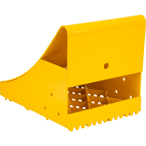 Cales-roue pour la glace, Acier, Jaune, 8-1/16" la x 10-5/8" p x 8-13/16" h Planification Entrepots Molloy