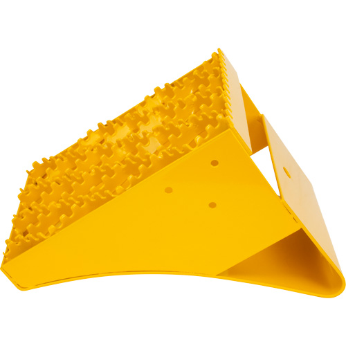 Cales-roue pour la glace, Acier, Jaune, 8-1/16" la x 10-5/8" p x 8-13/16" h Planification Entrepots Molloy