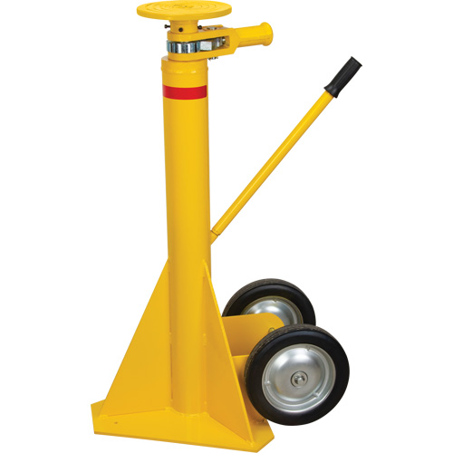 100,000 lbs. Static Capacity Ratchet Trailer Jack, 20 tons Lift Capacity Planification Entrepots Molloy