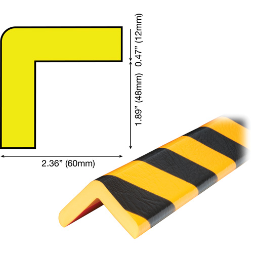 H Plus Profile 1M Corner Protection Bumper Guard Planification Entrepots Molloy