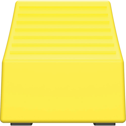 Checkers Safety Heavy-Duty Ultra Class Mining Wheel Chock, HDPE, Yellow, 14-1/2" W x 17-1/2" D x 16" H Planification Entrepots Molloy