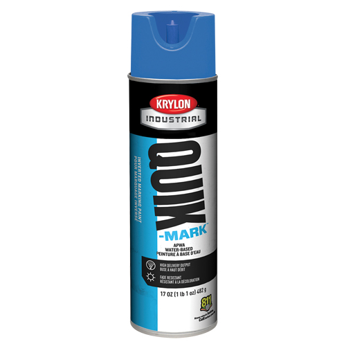 Peinture de marquage industrielle invers&eacute;e &agrave; base d'eau Quik-Mark, 17 oz, Canette a&eacute;rosol Planification Entrepots Molloy
