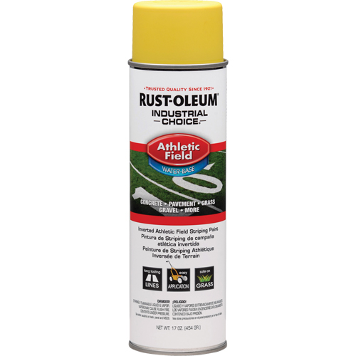 Industrial Choice&reg; AF1600 Athletic Field Striping Paint, Yellow, 17 oz., Aerosol Can Planification Entrepots Molloy