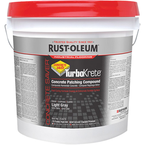TurboKrete&reg; Concrete Patch Compound Kit, Grey Planification Entrepots Molloy
