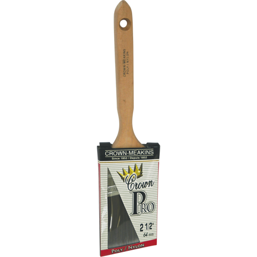 Pinceau angulaire Pro, Poly/nylon, Manche Bois, Largeur de 2-1/2" Planification Entrepots Molloy