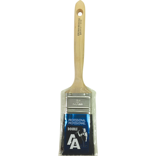 Straight Sash Paint Brush, Bristle, Wood Handle, 2" Width Planification Entrepots Molloy