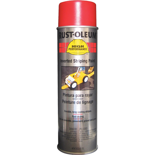 2300 System Inverted Striping Paint, Red, 18 oz., Aerosol Can Planification Entrepots Molloy
