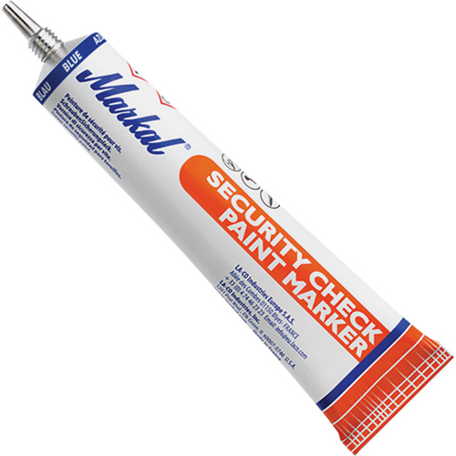 Security Check Paint Marker, 1.7 oz., Tube, Blue Planification Entrepots Molloy