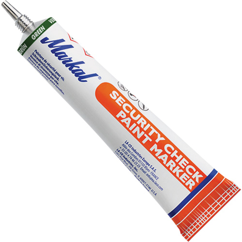 Security Check Paint Marker, 1.7 oz., Tube, Green Planification Entrepots Molloy