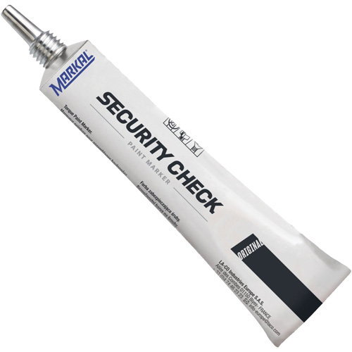 Security Check Paint Marker, 1.7 oz., Tube, Black Planification Entrepots Molloy