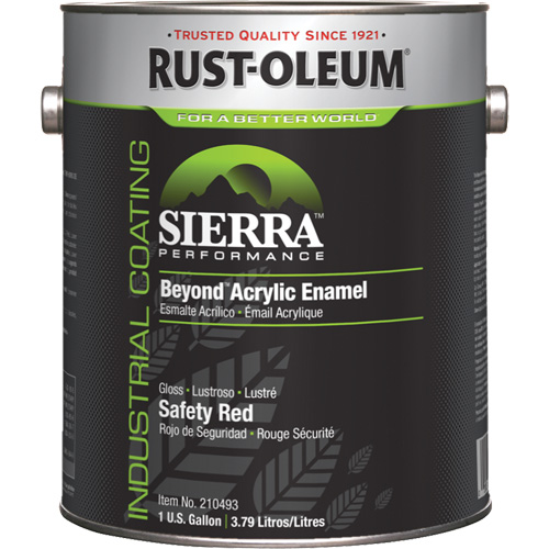 &eacute;mail acrylique Sierra Performance Beyond, Gallon, Rouge Planification Entrepots Molloy