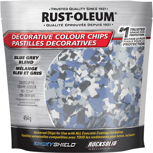 Pastilles de couleur d&eacute;coratives, 474 g, Sac, M&eacute;lange bleu gris Planification Entrepots Molloy