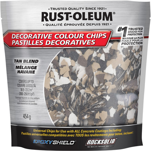 Decorative Colour Chips, 474 g, Bag, Tan Blend Planification Entrepots Molloy