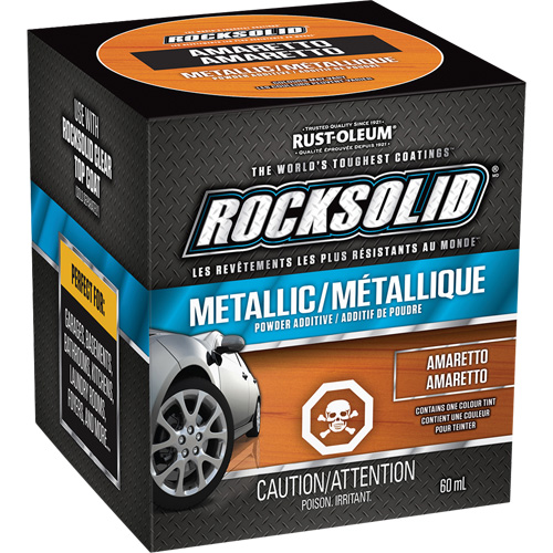 RockSolid&reg; Metallic Powder Additive, 60 mL, Bottle, Amaretto Planification Entrepots Molloy