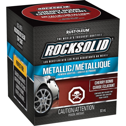RockSolid&reg; Metallic Powder Additive, 60 mL, Bottle, Cherry Bomb Planification Entrepots Molloy