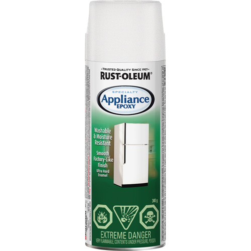 Specialty Appliance Epoxy Coating, Aerosol Can, White Planification Entrepots Molloy