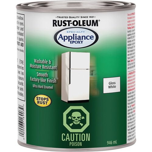 &eacute;poxyde pour &eacute;lectrom&eacute;nager sp&eacute;cialis&eacute;, 946 ml, Canette, Blanc Planification Entrepots Molloy