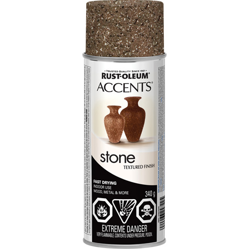 Accents&reg; Stone Creations Spray Paint, Aerosol Can, Sienna Stone Planification Entrepots Molloy