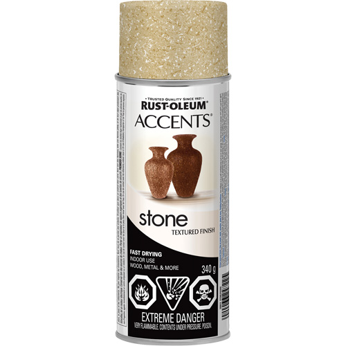 Accents&reg; Stone Creations Spray Paint, Aerosol Can, Bleached Stone Planification Entrepots Molloy