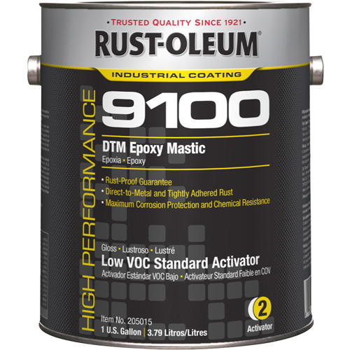 Activateur standard (250 COV) pour mastic &eacute;poxydique DTM du syst&egrave;me 9100, Gallon Planification Entrepots Molloy