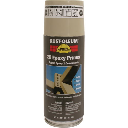 Appr&ecirc;t &eacute;poxydique 2K &agrave; haute performance en a&eacute;rosol du syst&egrave;me V2300, Beige, 14 oz, Canette a&eacute;rosol Planification Entrepots Molloy