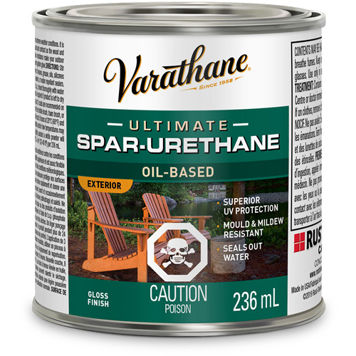 Fini diamant pour bois Varathane ext&eacute;rieur, 236 ml, Transparent, Brillant Planification Entrepots Molloy