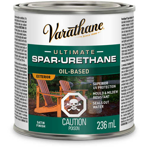 Fini diamant pour bois Varathane ext&eacute;rieur, 236 ml, Transparent, Satin Planification Entrepots Molloy