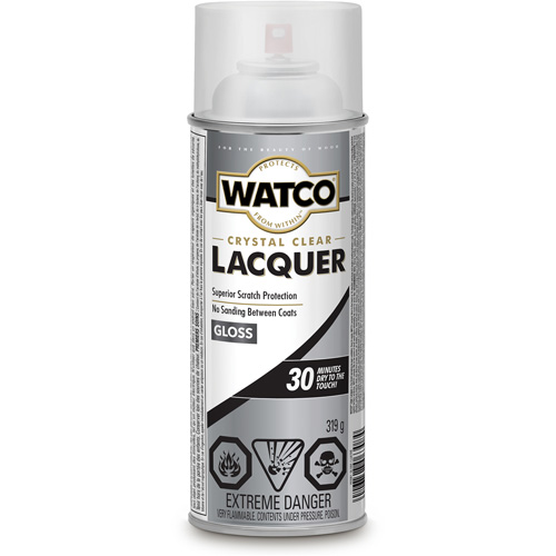 Laque pour bois Watco, 319 g, Transparent, Brillant Planification Entrepots Molloy
