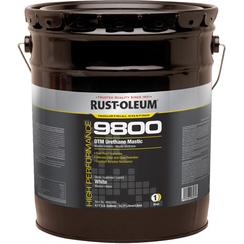 Syst&egrave;me de mastic &agrave; lur&eacute;thane 9800 DTM, 5 gal., Blanc, Tr&egrave;s brillant Planification Entrepots Molloy