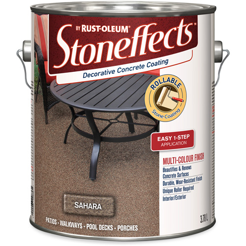 Rev&ecirc;tement de b&eacute;ton d&eacute;coratif Stoneffects, 3,78 L, Textur&eacute;, Beige Planification Entrepots Molloy