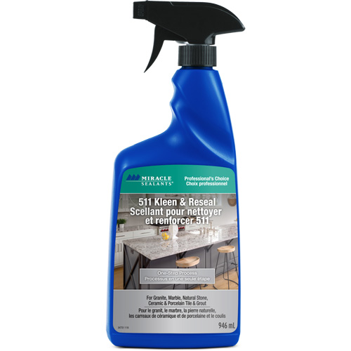 Scellant Kleen & ReSeal 511 Miracle Sealants, Bouteille &agrave; g&acirc;chette Planification Entrepots Molloy