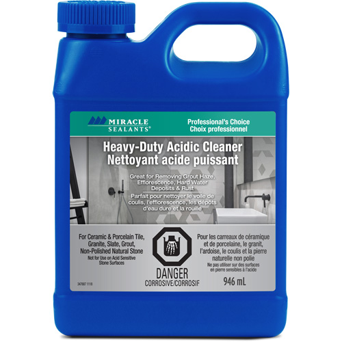 Nettoyant acide puissant Miracle Sealants, Cruche Planification Entrepots Molloy