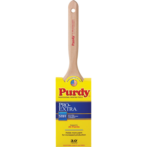 Pinceau Pro-Extra Elasco, Mat&eacute;riau m&eacute;lang&eacute;, Manche Bois, Largeur de 3" Planification Entrepots Molloy