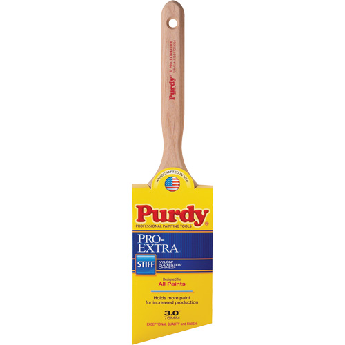 Pinceau Pro-Extra Glide, Mat&eacute;riau m&eacute;lang&eacute;, Manche Bois, Largeur de 3" Planification Entrepots Molloy