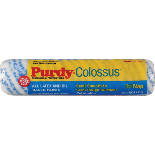 Colossus Roller Cover, 12.7 mm (1/2") Nap, 240 mm (9-1/2") L Planification Entrepots Molloy